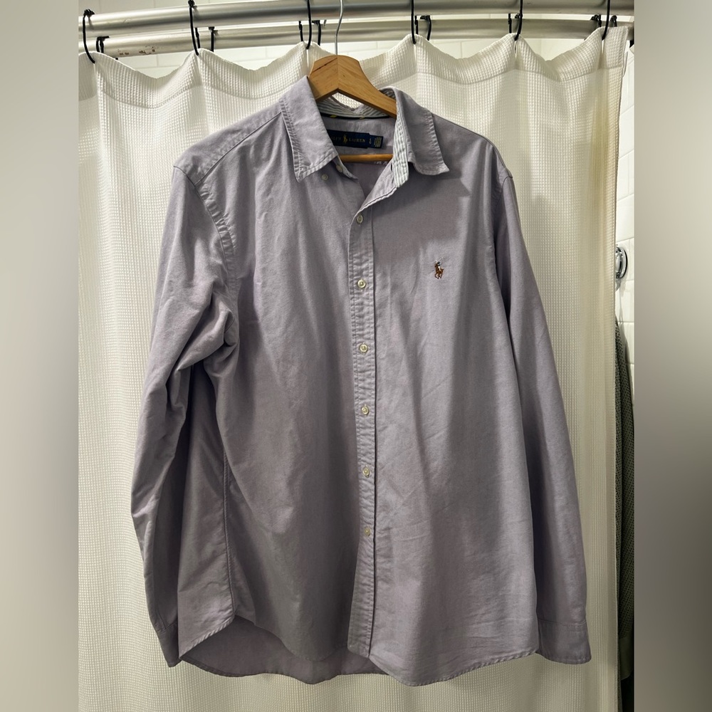 Ralph Lauren Purple Dress Shirt Large